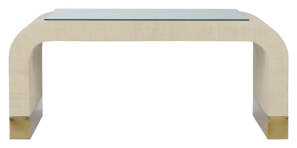 Chelsea House 385345 Waterfall Coffee Table Cream Chelsea House 385345 Waterfall Coffee Table Cream