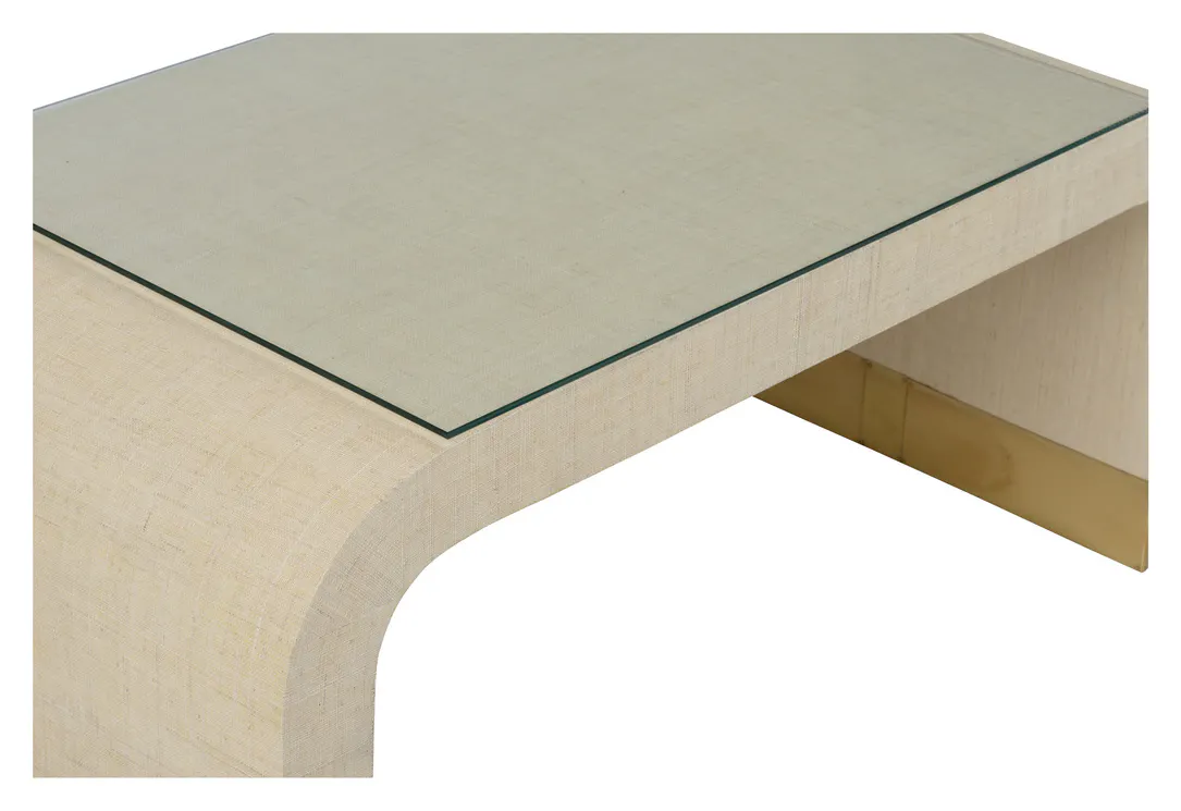 Chelsea House 385345 Waterfall Coffee Table Cream Chelsea House 385345 Waterfall Coffee Table Cream