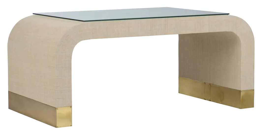 Chelsea House 385345 Waterfall Coffee Table Cream Chelsea House 385345 Waterfall Coffee Table Cream