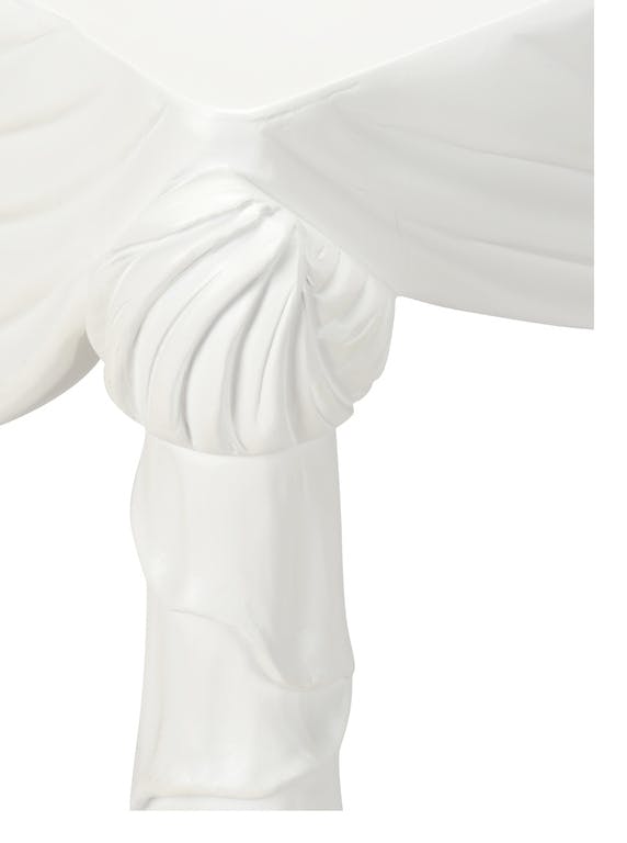 Chelsea House 385405 Drape Console White Chelsea House 385405 Drape Console White