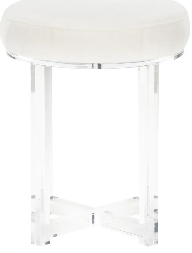 Chelsea House 385674 Lucy Acrylic Stool Chelsea House 385674 Lucy Acrylic Stool