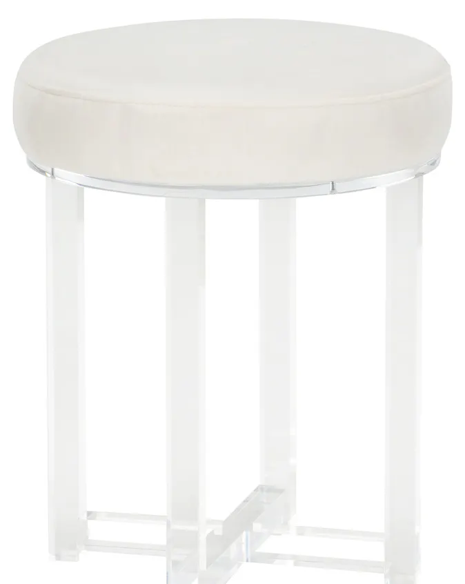 Chelsea House 385674 Lucy Acrylic Stool Chelsea House 385674 Lucy Acrylic Stool