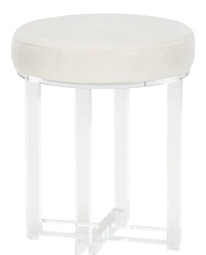 Chelsea House 385674 Lucy Acrylic Stool Chelsea House 385674 Lucy Acrylic Stool