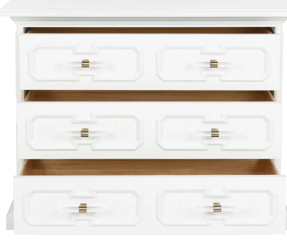 Chelsea House 385693 River Street Chest White Chelsea House 385693 River Street Chest White