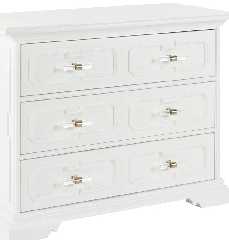 Chelsea House 385693 River Street Chest White Chelsea House 385693 River Street Chest White