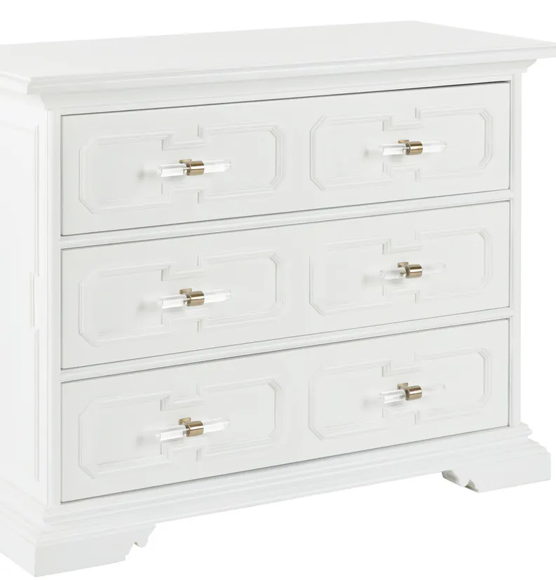 Chelsea House 385693 River Street Chest White Chelsea House 385693 River Street Chest White