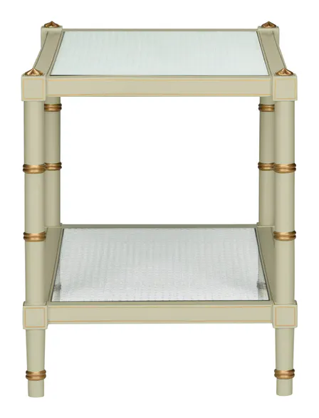 Chelsea House 385709 Conner Cane Cocktail Table Green Chelsea House 385709 Conner Cane Cocktail Table Green