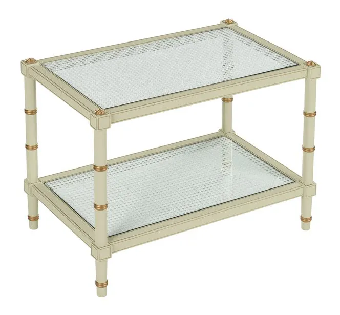 Chelsea House 385709 Conner Cane Cocktail Table Green
