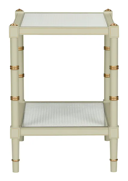 Chelsea House 385710 Conner Cane End Table Green Chelsea House 385710 Conner Cane End Table Green