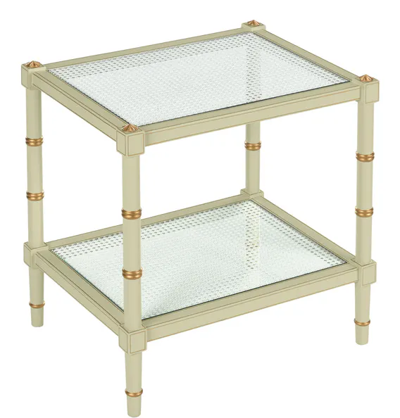 Chelsea House 385710 Conner Cane End Table Green Chelsea House 385710 Conner Cane End Table Green