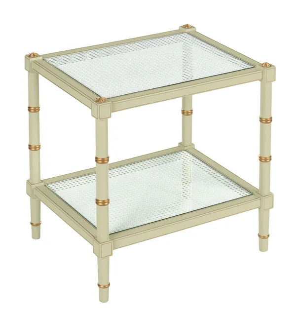 Chelsea House 385710 Conner Cane End Table Green Chelsea House 385710 Conner Cane End Table Green