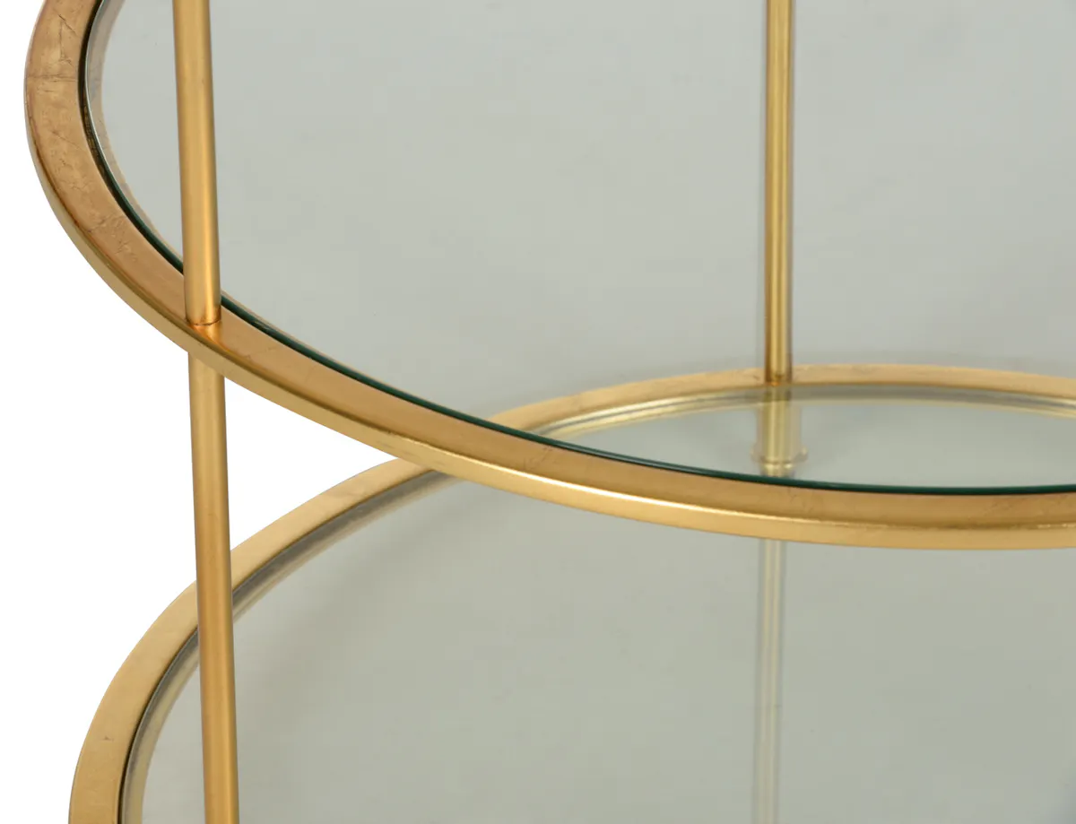 Chelsea House 385882 Regal Side Table - Gold Chelsea House 385882 Regal Side Table - Gold