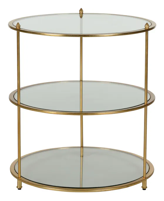 Chelsea House 385882 Regal Side Table - Gold Chelsea House 385882 Regal Side Table - Gold