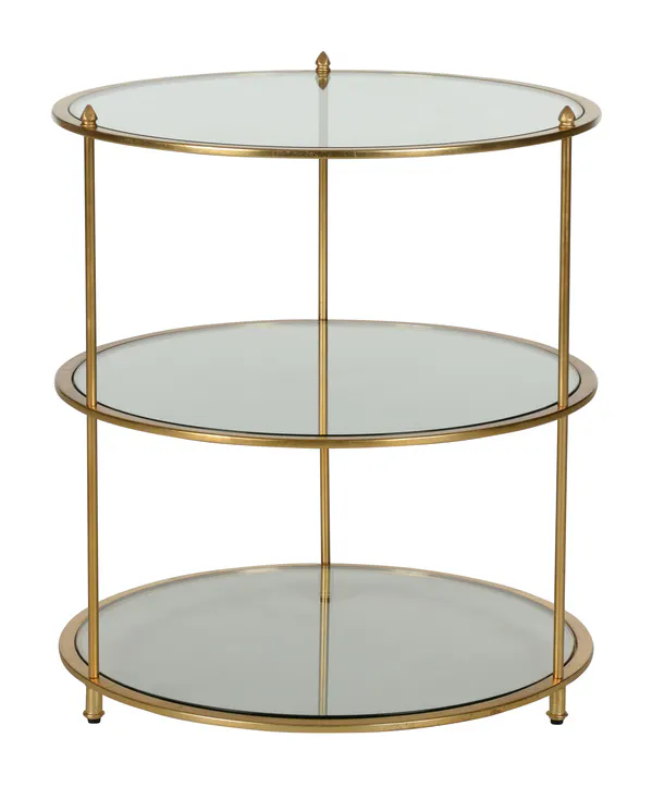 Chelsea House 385882 Regal Side Table - Gold Chelsea House 385882 Regal Side Table - Gold