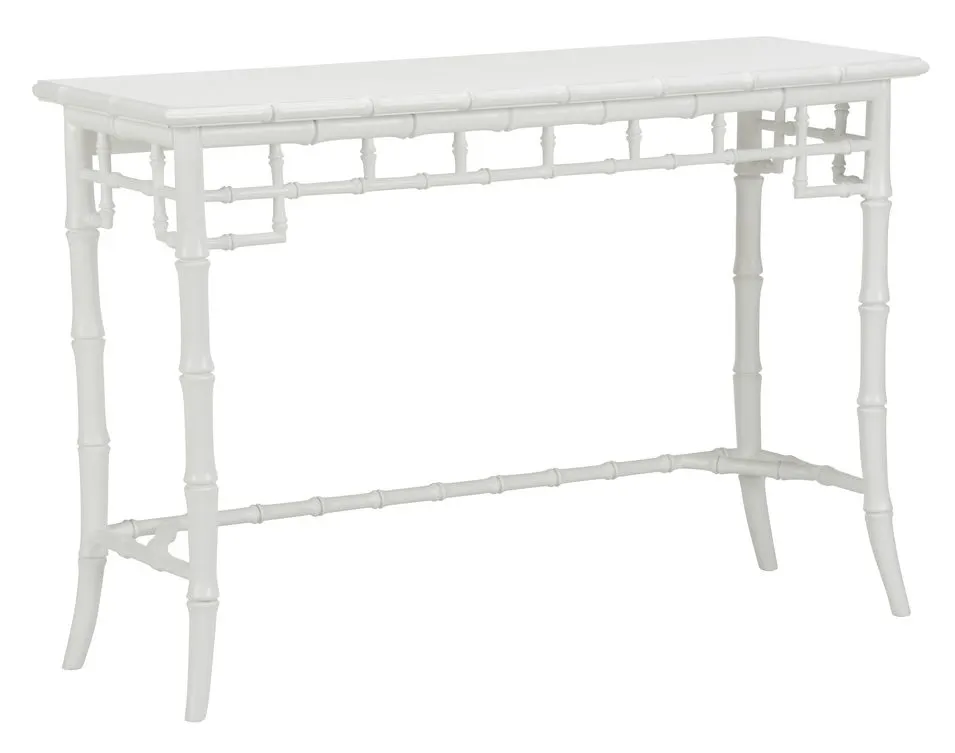 Chelsea House 385904 Bamboo Console White