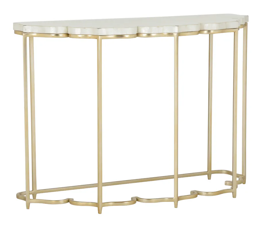 Chelsea House 385918 Lotus Flower Console Chelsea House 385918 Lotus Flower Console