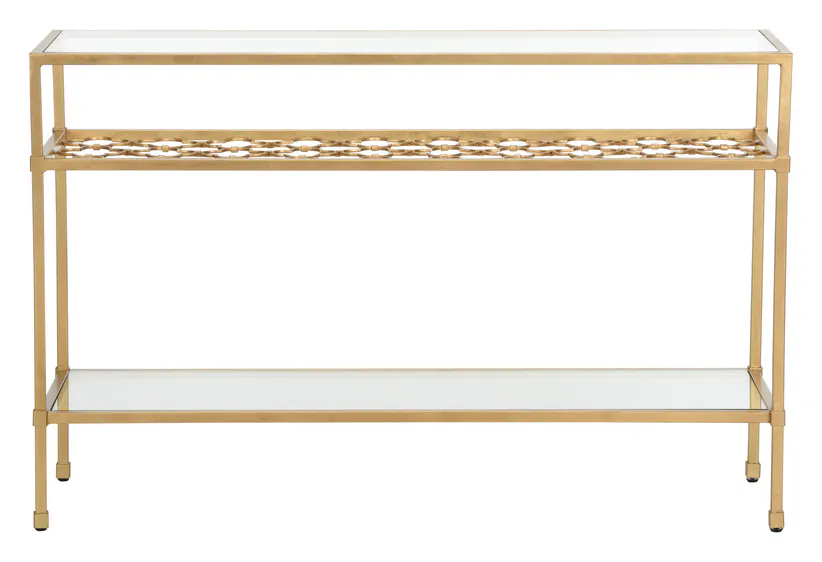 Chelsea House 385954 Pacific Coast Console Table Gold Chelsea House 385954 Pacific Coast Console Table Gold