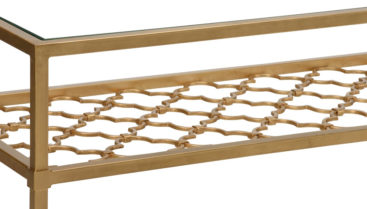 Chelsea House 385954 Pacific Coast Console Table Gold Chelsea House 385954 Pacific Coast Console Table Gold