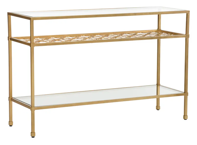 Chelsea House 385954 Pacific Coast Console Table Gold Chelsea House 385954 Pacific Coast Console Table Gold