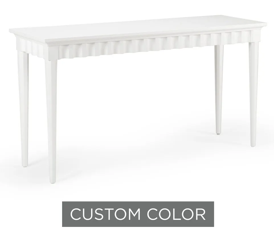 Wildwood Furniture 400017-CUSTOM Scalloped Console