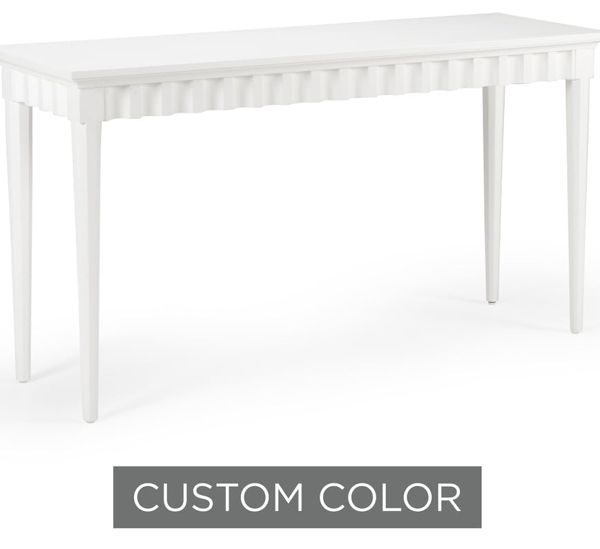 Wildwood Furniture 400017-CUSTOM Scalloped Console Wildwood Furniture 400017-CUSTOM Scalloped Console