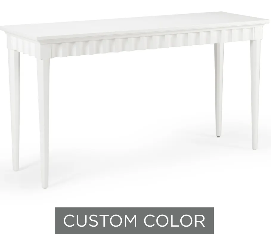 Wildwood Furniture 400017-CUSTOM Scalloped Console Wildwood Furniture 400017-CUSTOM Scalloped Console