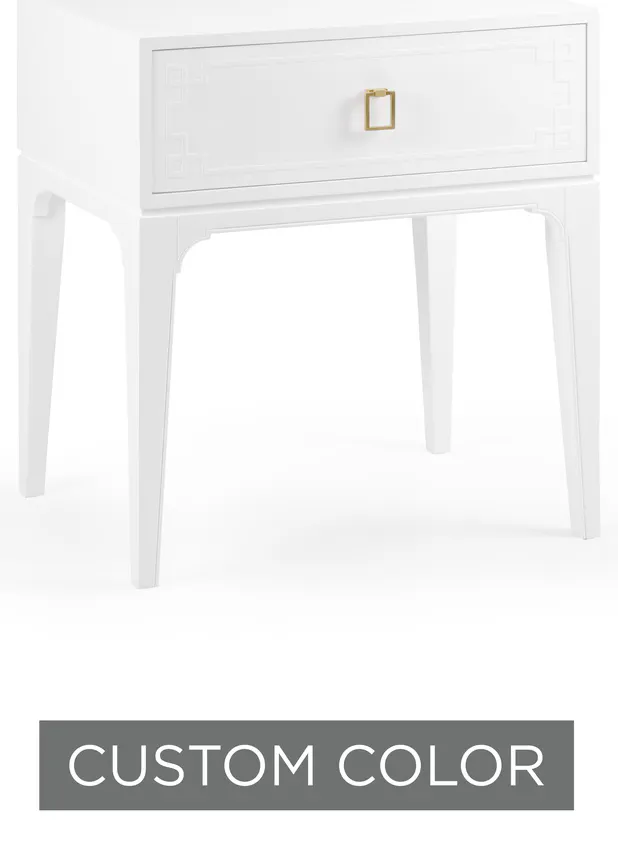 Wildwood Furniture 400018-CUSTOM Greek Key Night Stand Wildwood Furniture 400018-CUSTOM Greek Key Night Stand
