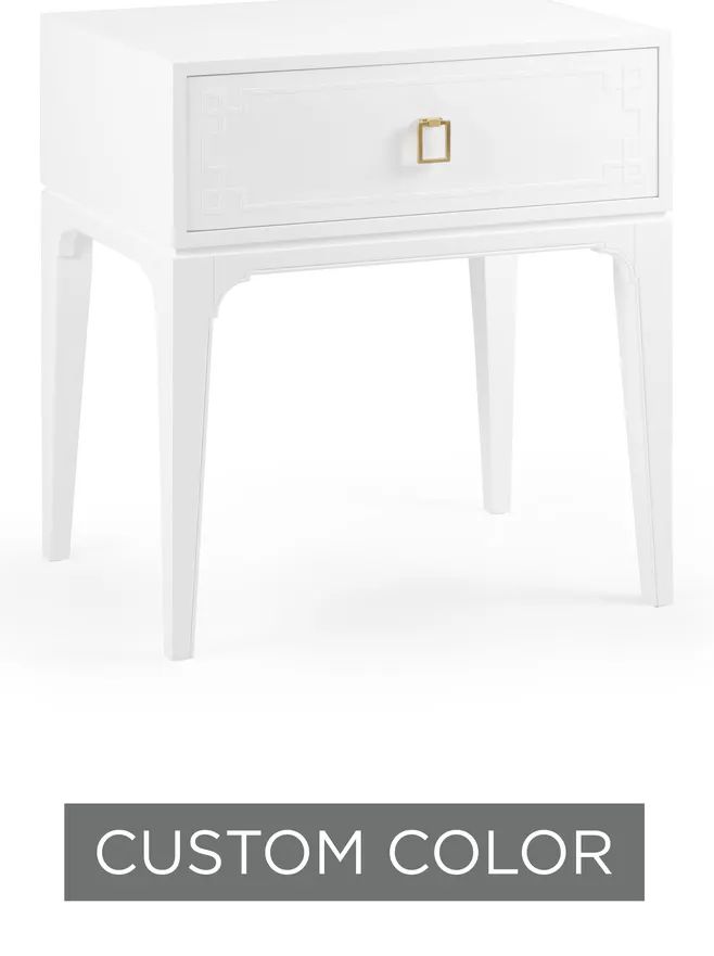 Wildwood Furniture 400018-CUSTOM Greek Key Night Stand Wildwood Furniture 400018-CUSTOM Greek Key Night Stand