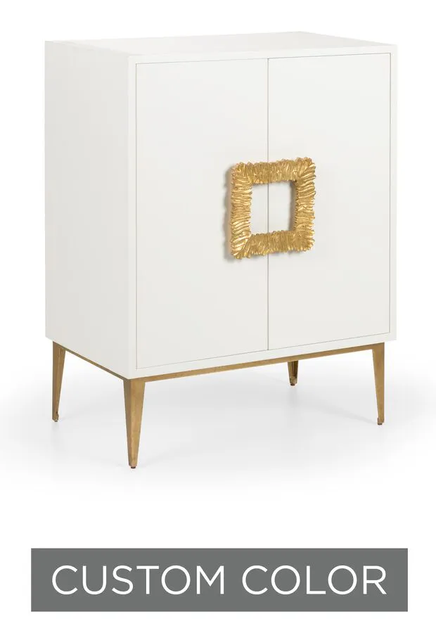 Wildwood Furniture 400026-CUSTOM Maddox Cabinet Brass