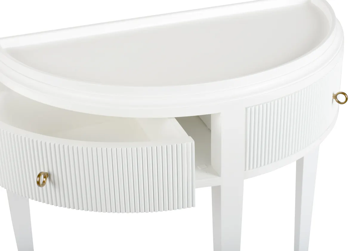 Wildwood Furniture 400046-CUSTOM Cottage Demilune Console Wildwood Furniture 400046-CUSTOM Cottage Demilune Console