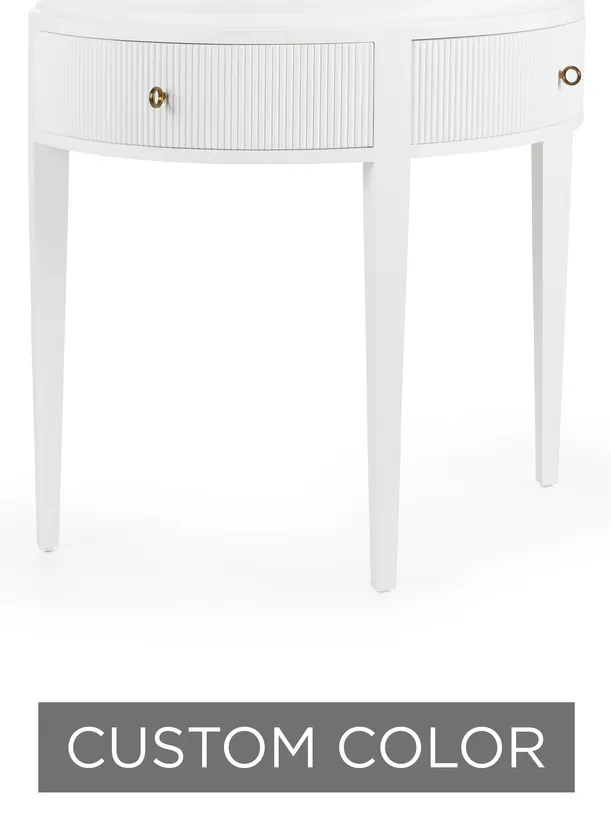 Wildwood Furniture 400046-CUSTOM Cottage Demilune Console Wildwood Furniture 400046-CUSTOM Cottage Demilune Console