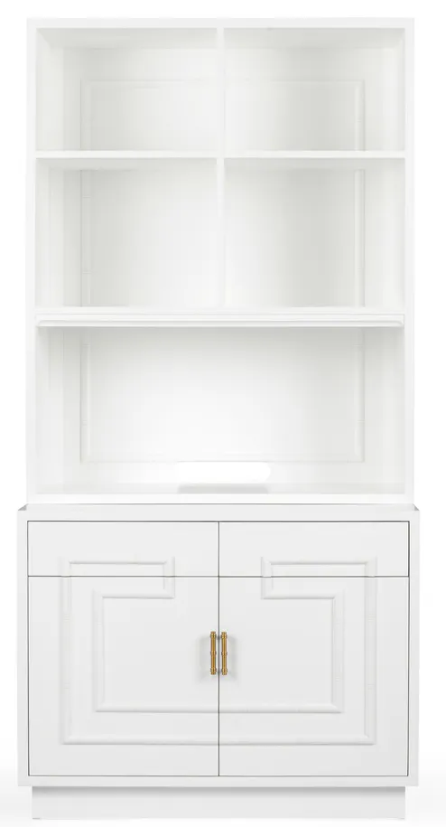 Wildwood Furniture 400051-CUSTOM Bamboo Cabinet And Etagere Wildwood Furniture 400051-CUSTOM Bamboo Cabinet And Etagere