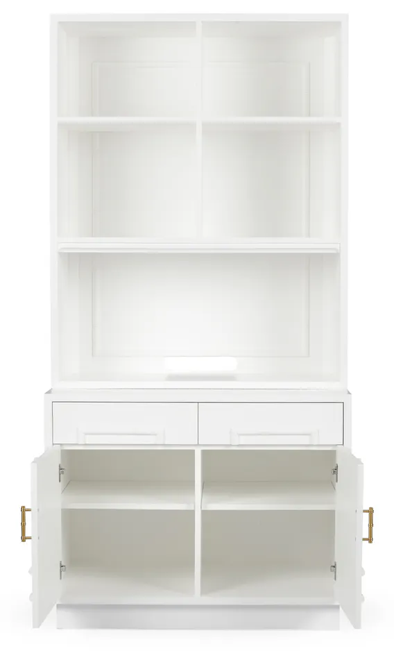 Wildwood Furniture 400051-CUSTOM Bamboo Cabinet And Etagere Wildwood Furniture 400051-CUSTOM Bamboo Cabinet And Etagere