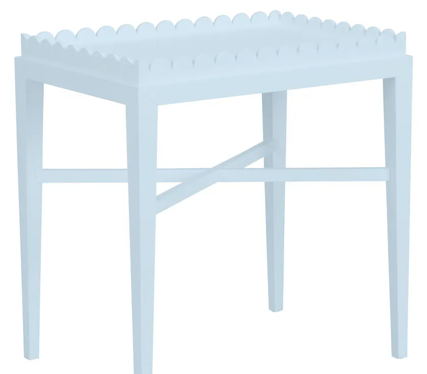 Wildwood Furniture 400063-CUSTOM Scallop Side Table Wildwood Furniture 400063-CUSTOM Scallop Side Table