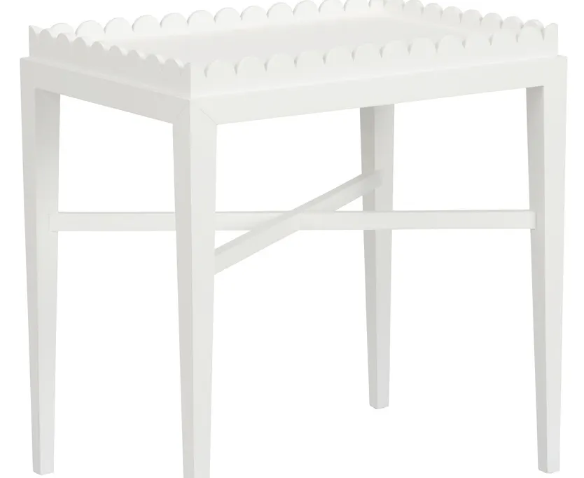 Wildwood Furniture 400063-CUSTOM Scallop Side Table Wildwood Furniture 400063-CUSTOM Scallop Side Table