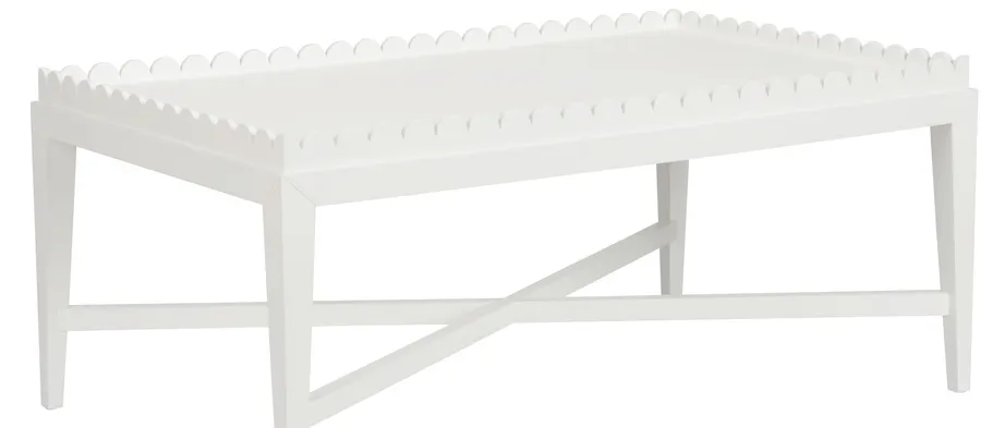 Wildwood Furniture 400064-CUSTOM Scallop Coffee Table Wildwood Furniture 400064-CUSTOM Scallop Coffee Table