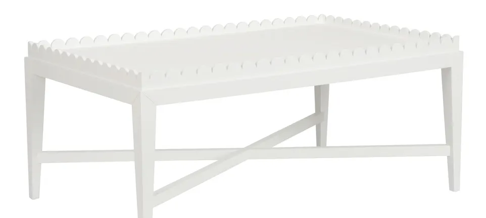 Wildwood Furniture 400064-CUSTOM Scallop Coffee Table Wildwood Furniture 400064-CUSTOM Scallop Coffee Table