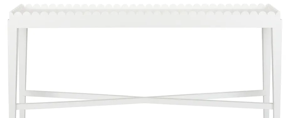 Wildwood Furniture 400065-CUSTOM Scallop Console Table Wildwood Furniture 400065-CUSTOM Scallop Console Table