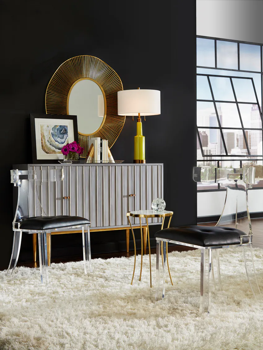 Wildwood Furniture 490108 Delphine Cabinet Gray Wildwood Furniture 490108 Delphine Cabinet Gray