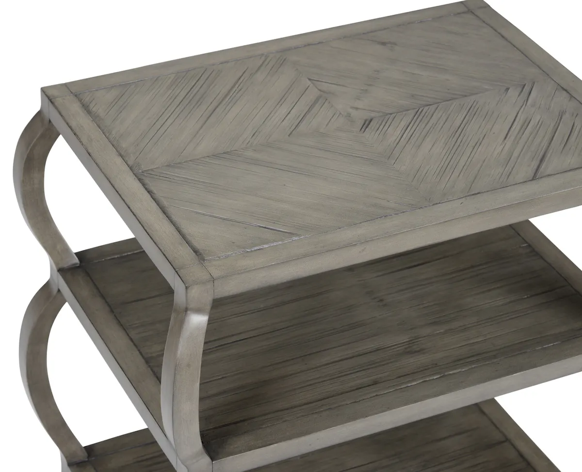 Wildwood Furniture 490123 Kate Tiered Table Gray Wildwood Furniture 490123 Kate Tiered Table Gray