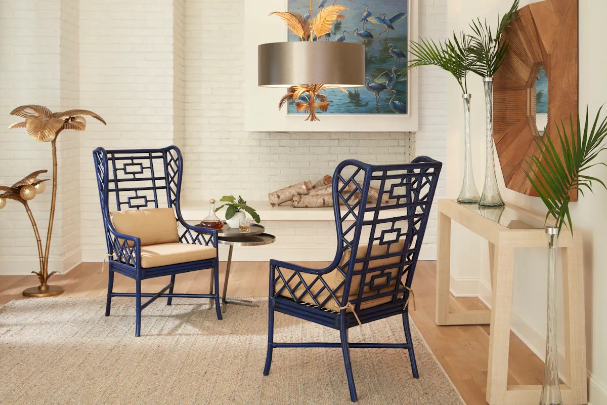 Wildwood Furniture 490373 Gwyneth Wing Chair Indigo Wildwood Furniture 490373 Gwyneth Wing Chair Indigo