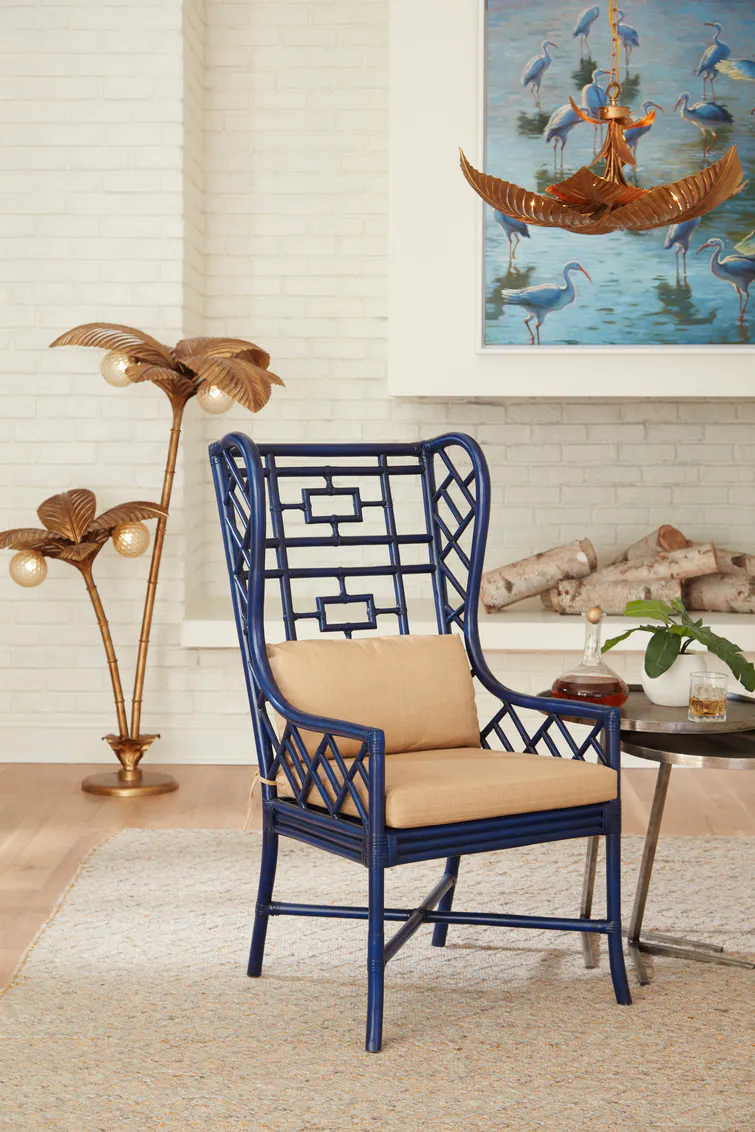 Wildwood Furniture 490373 Gwyneth Wing Chair Indigo Wildwood Furniture 490373 Gwyneth Wing Chair Indigo