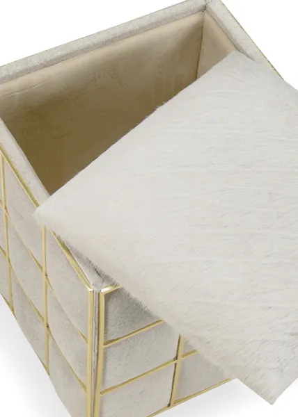 Wildwood Furniture 490471 Square Hide Stool Wildwood Furniture 490471 Square Hide Stool