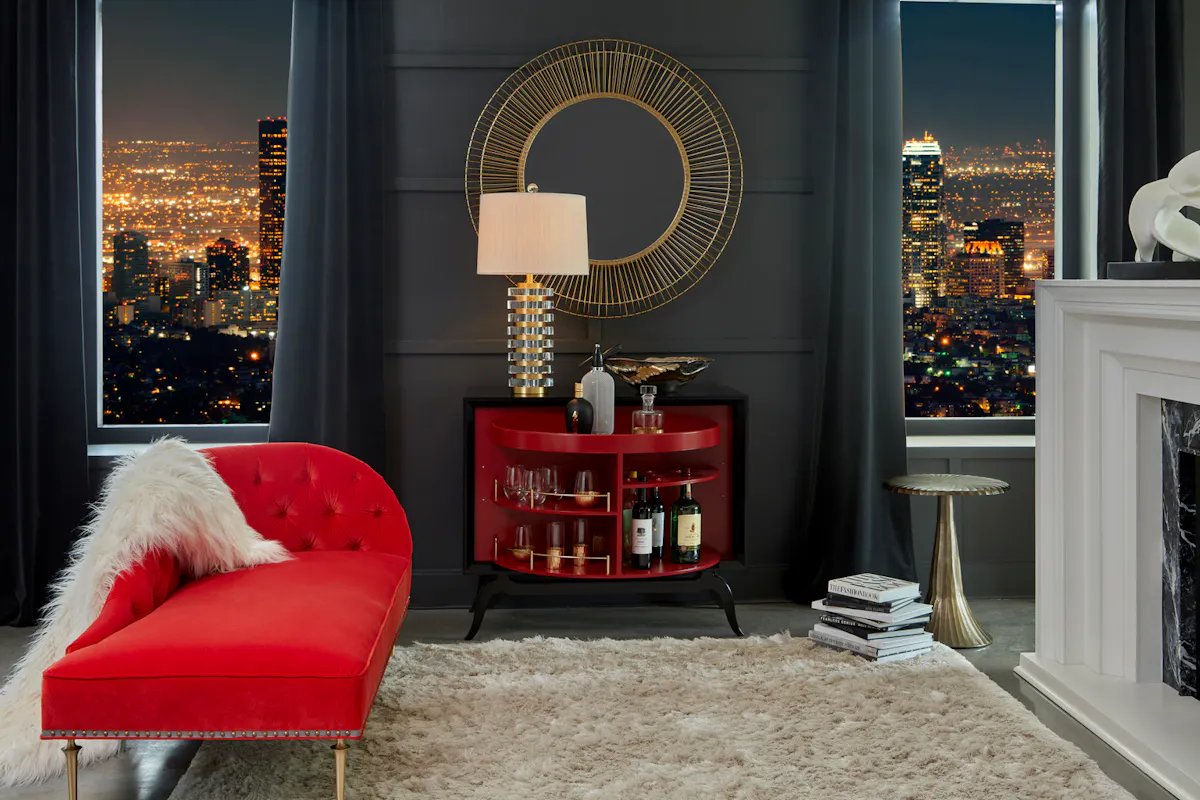 Wildwood Furniture 490477 Sinatra Drinks Cabinet Black Wildwood Furniture 490477 Sinatra Drinks Cabinet Black
