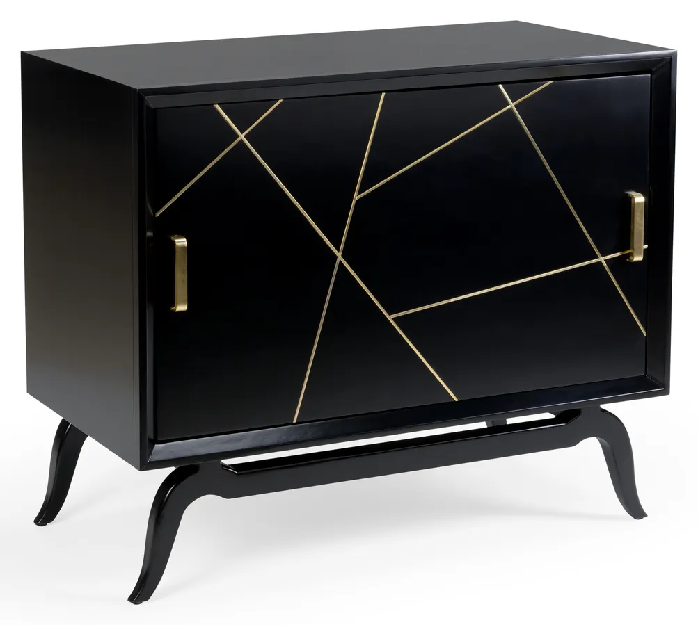 Wildwood Furniture 490477 Sinatra Drinks Cabinet Black Wildwood Furniture 490477 Sinatra Drinks Cabinet Black