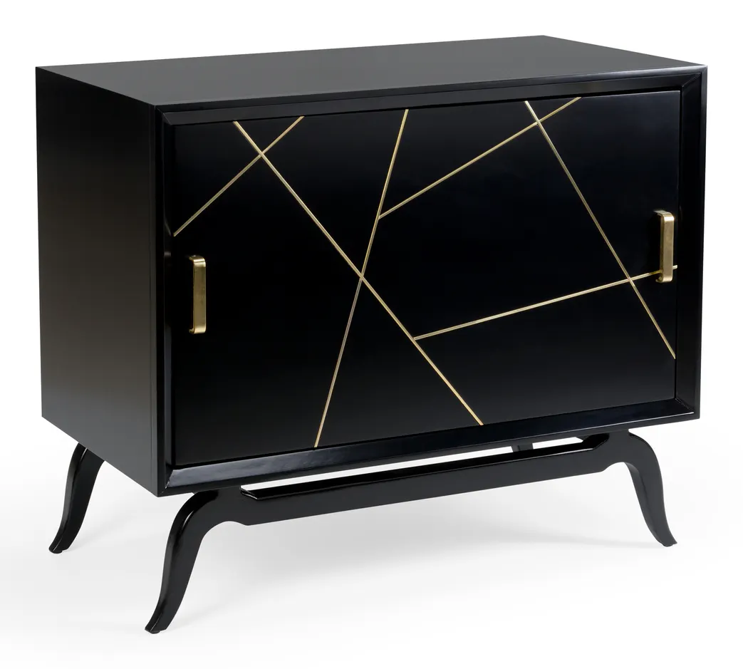 Wildwood Furniture 490477 Sinatra Drinks Cabinet Black Wildwood Furniture 490477 Sinatra Drinks Cabinet Black