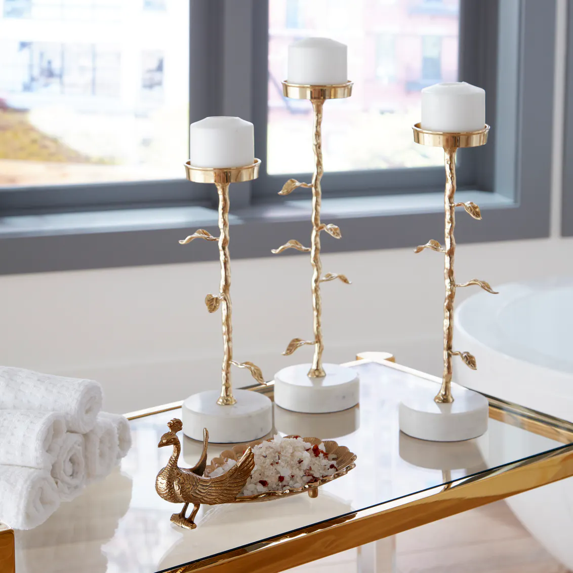 Wildwood Furniture 490545 Boulevardier Bar Cart Clear Gold Wildwood Furniture 490545 Boulevardier Bar Cart Clear Gold