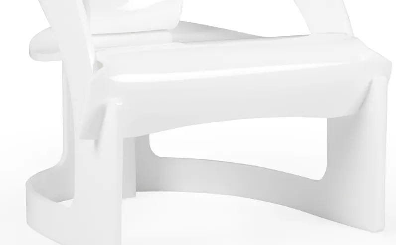 Wildwood Furniture 490586 Beverly Grove Acrylic Chair White Wildwood Furniture 490586 Beverly Grove Acrylic Chair White