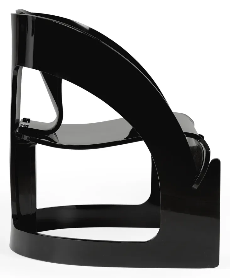 Wildwood Furniture 490587 Beverly Grove Acrylic Chair Black Wildwood Furniture 490587 Beverly Grove Acrylic Chair Black