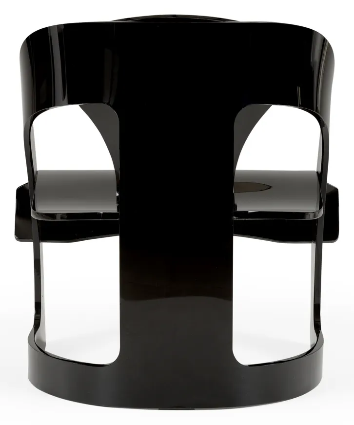 Wildwood Furniture 490587 Beverly Grove Acrylic Chair Black Wildwood Furniture 490587 Beverly Grove Acrylic Chair Black